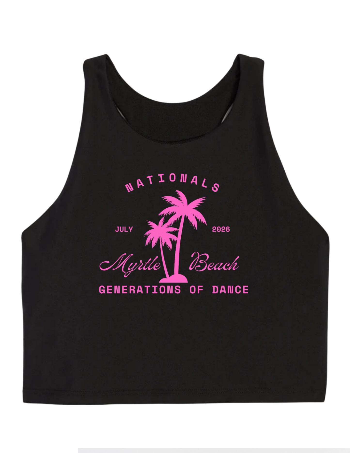Youth crop top - Nationals 2026