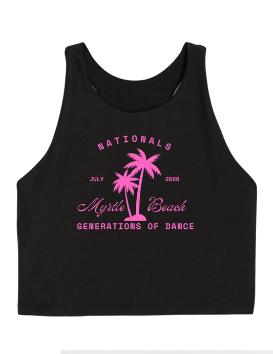 Youth crop top - Nationals 2026